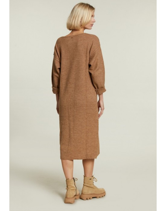 Robe Pull camel clair GGLUXE